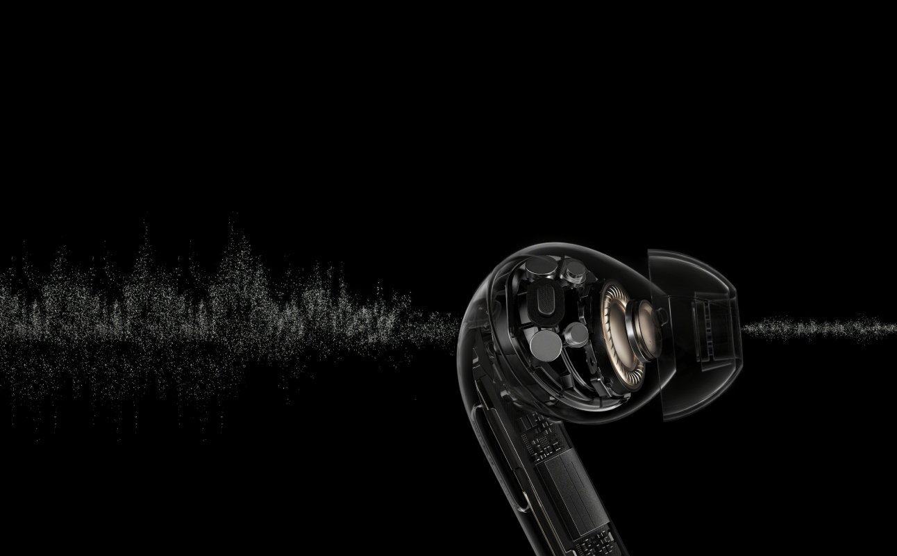 Sleek black metallic camera gimbal with complex mechanisms.