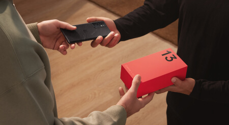 Exchanging an old cell phone for a new one