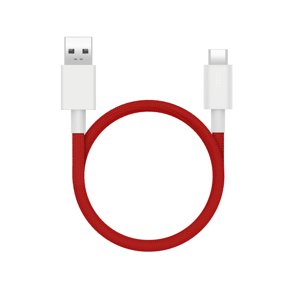 OnePlus Magnetic Cable USB-A to Type-C Red