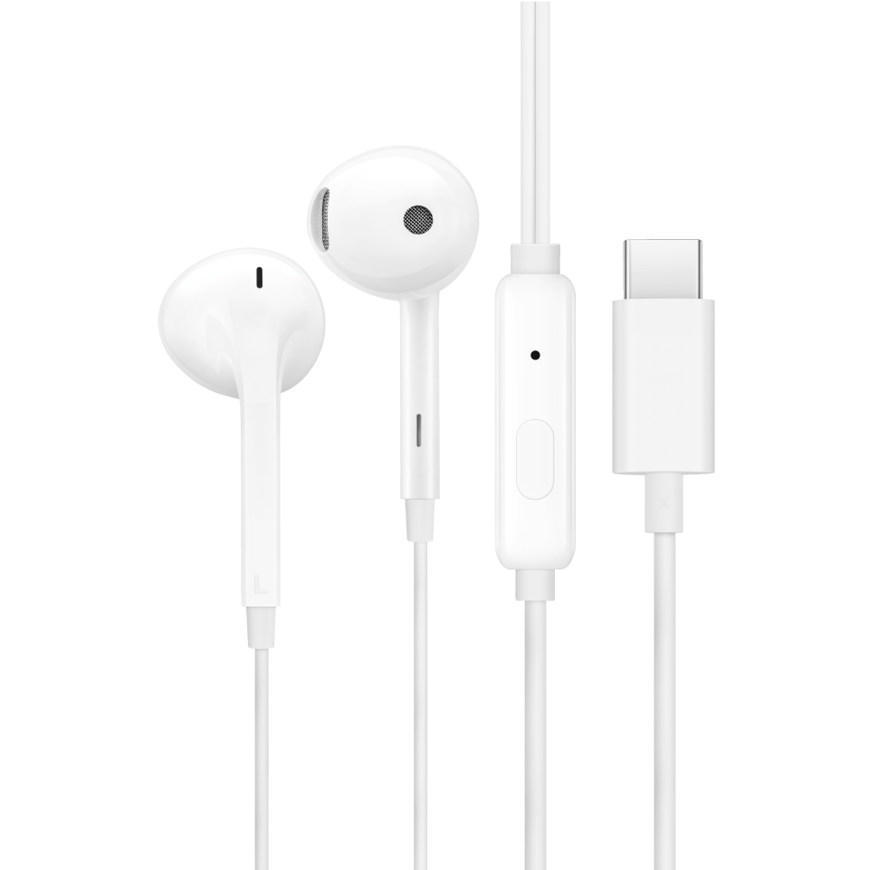 OnePlus Half In-Ear Wired Digital Earphones Type-C White