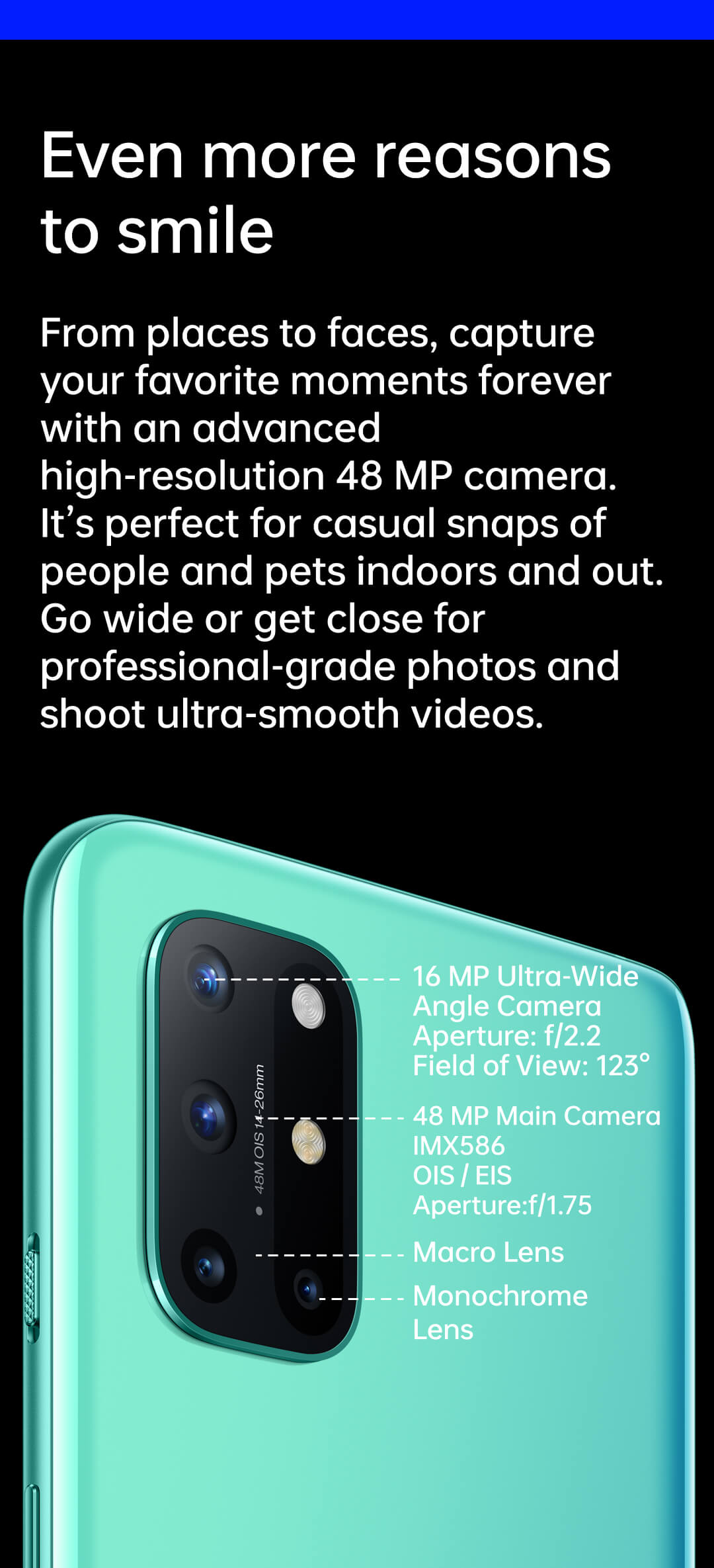 OnePlus 8T with High-resolution Cameras Design