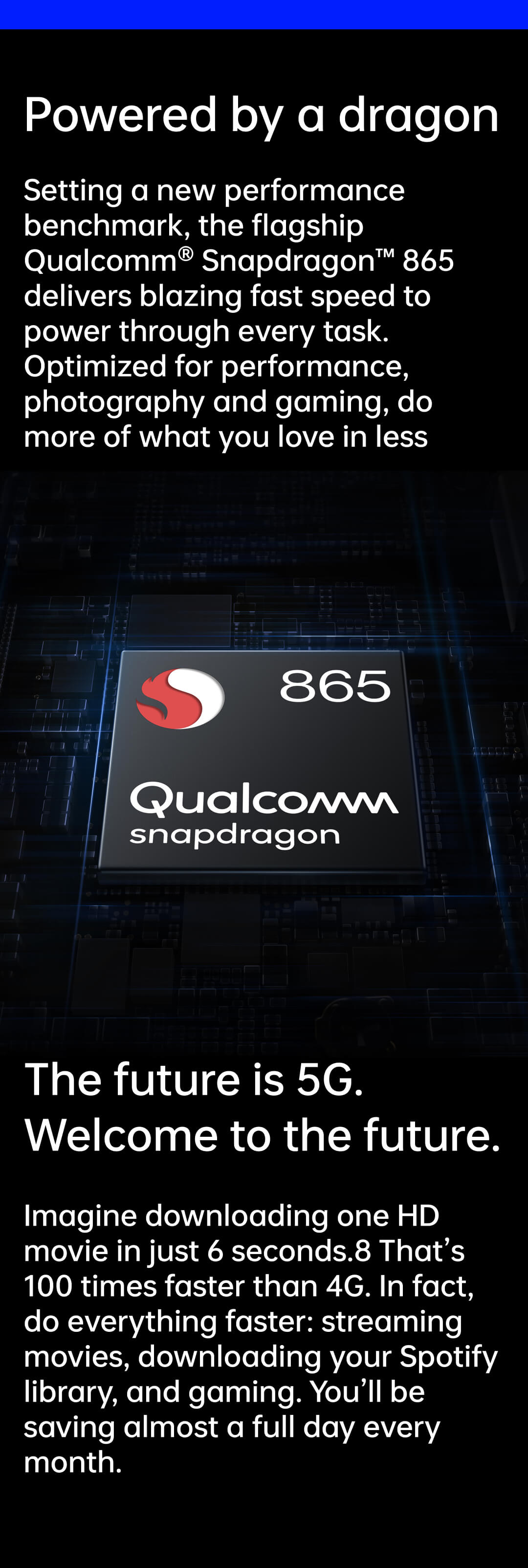 OnePlus 8T with Snapdragon 865 CPU Design