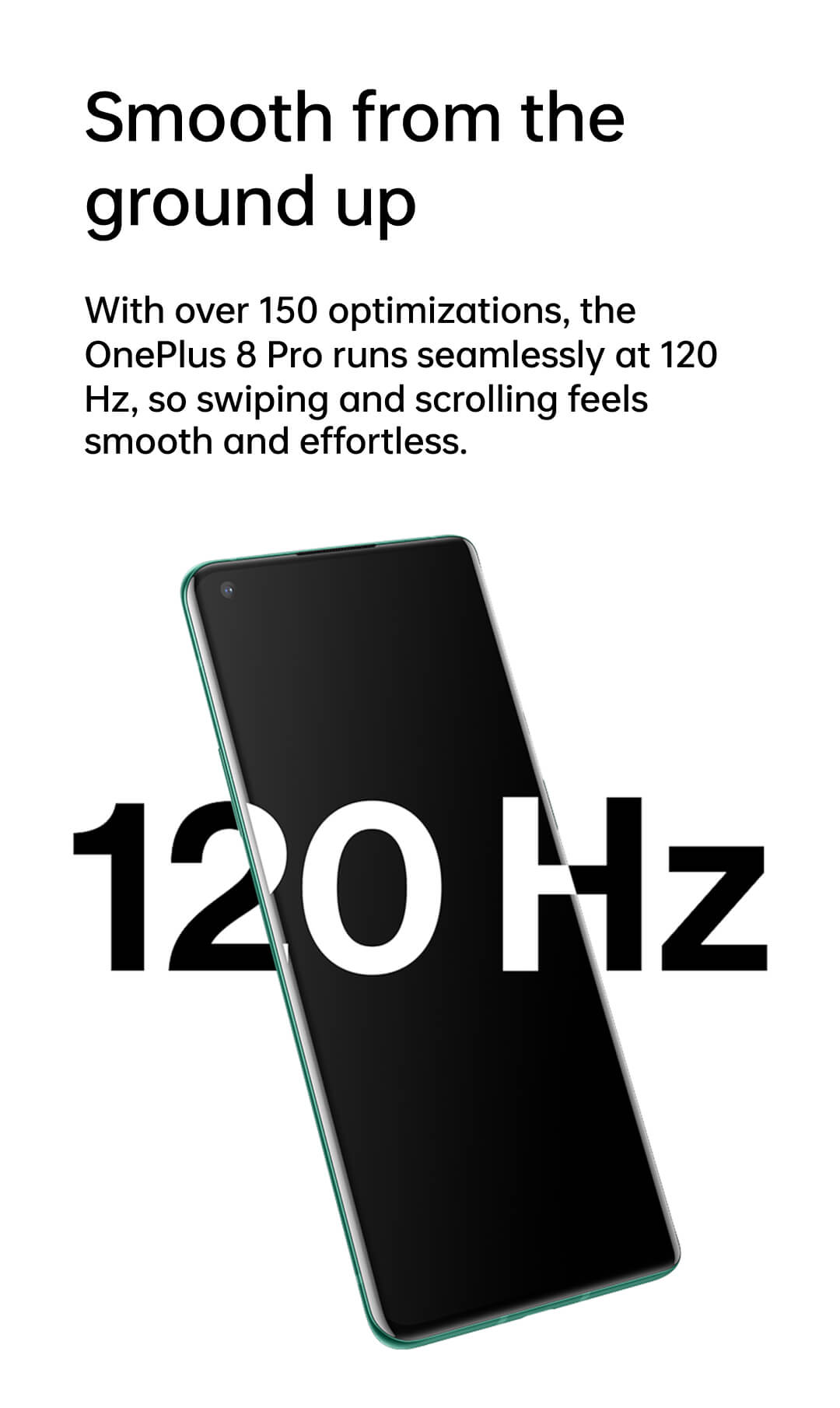 OnePLus 8 Pro with 120 Hz Display Design